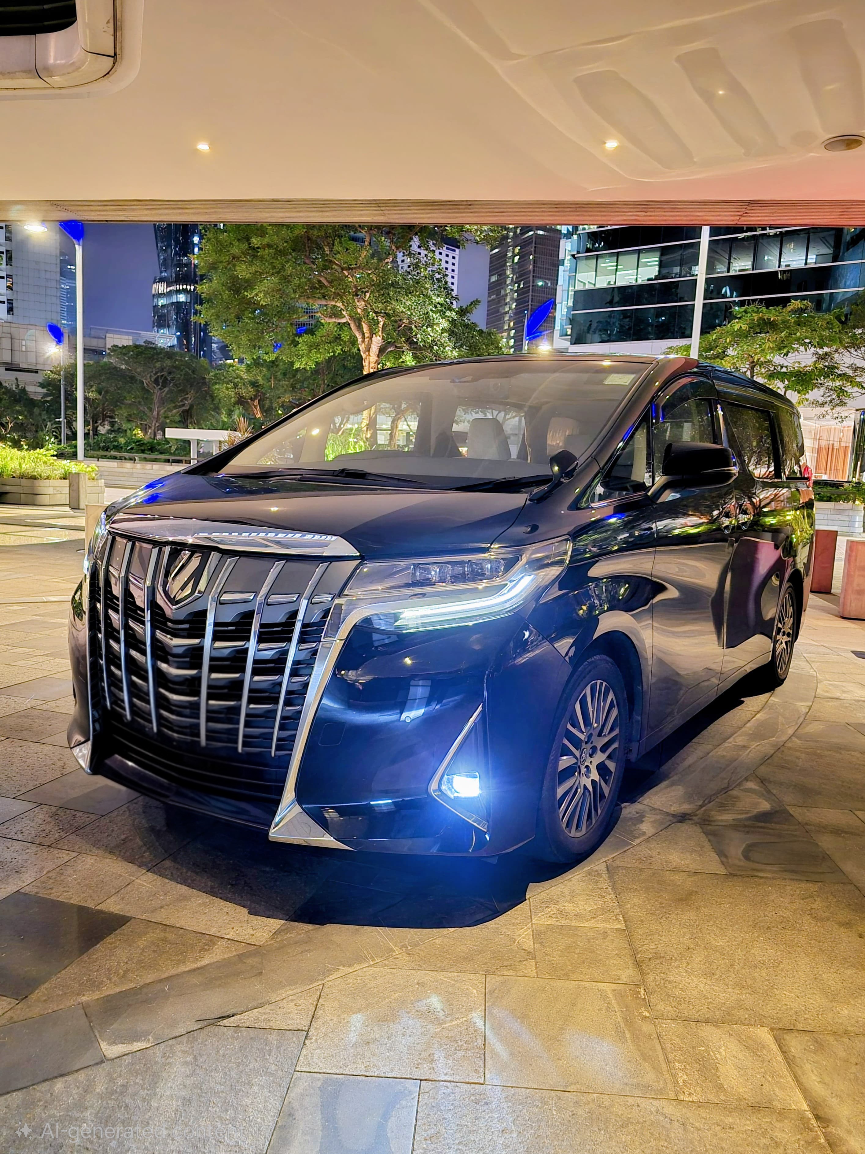 Luxury Black Toyota Alphard / Vellfire
